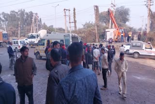 road accident in faridabad