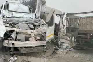 vehicles accident Karnal