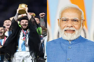 PM Modi congratulates Argentina  PM Modi congratulates Argentina on victory  FIFA World Cup final  FIFA World Cup  ಚಾಂಪಿಯನ್ಸ್ ಕಿರೀಟವನ್ನು ಅಲಂಕರಿಸಿದ ಅರ್ಜೆಂಟೀನಾ  ಕಿರೀಟವನ್ನು ಅಲಂಕರಿಸಿದ ಅರ್ಜೆಂಟೀನಾಗೆ ಅಭಿನಂದನೆ  ಪ್ರಧಾನಿ ಮೋದಿ ಟ್ವೀಟ್​ ಫುಟ್ಬಾಲ್ ವಿಶ್ವಕಪ್‌ನಲ್ಲಿ ಜಯಗಳಿಸಿದ ಅರ್ಜೆಂಟೀನಾ  ಅರ್ಜೆಂಟೀನಾವನ್ನು ಪ್ರಧಾನಿ ನರೇಂದ್ರ ಮೋದಿ ಅಭಿನಂದಿಸಿ  ಅರ್ಜೆಂಟೀನಾ ಗೆಲುವಿನ ಬಳಿಕ ಟ್ವೀಟ್​ ಮಾಡಿರುವ ಪ್ರಧಾನಿ  ಫುಟ್ಬಾಲ್ ವಿಶ್ವಕಪ್ 2022 ರ ಸೂಪರ್ ಥ್ರಿಲ್ಲಿಂಗ್ ಫೈನಲ್