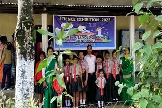 Science Exhibition held at Bwrai Bathou English School Simen Chapori in Jonai