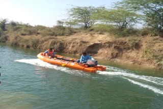 shivpuri boy fell in to canal