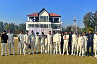 Himachal Cricket Team Practicing in Bilaspur