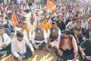 jabalpur medical student and abvp protest