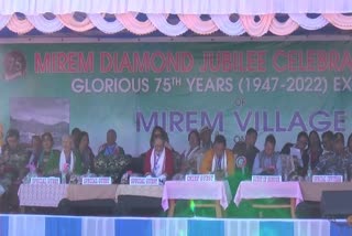 Diamond Jubilee Celebration of Mirem Village in Siyang Arunachal Pradesh