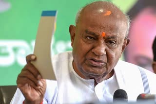 JD(S) chief H D Deve Gowda