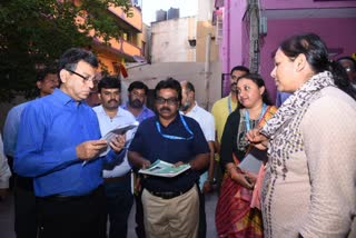 verification-of-voter-list-by-bbmp-chief-commissioner-tushar-girinath-dot-dot-dot-warning-to-blos