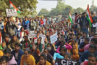 students protest in hisar