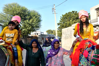 two girls ghudchadi in bhiwani ghudchadi of two daughters bhiwani