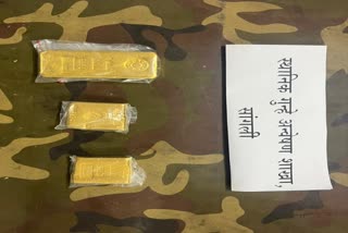 3 gold biscuits seized