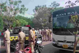 A boy died in Bus Accident