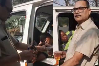 Ambulance driver on way to hospital halts to have a drink ഒഡിഷയിലെ ജഗത്സിംഗ്‌പൂരിലാണ് ആശുപത്രി ഭുവനേശ്വര്‍ Ambulance driver drinks alcohol with the patient driver drinks alcohol with the patient Ambulance driver drinks alcohol with the patient Odisha Ambulance driver drinks alcohol മദ്യചികിത്സ വീഡിയോ വൈറല്‍ ആംബുലന്‍സ്