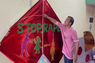 a-man-from-surat-makes-an-8-feet-kite-with-message-stop-rape