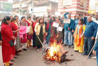 Protest Against Rubika Murder Case In Deoghar