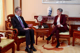 Australia's foreign minister Penny Wong in China