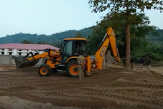 Forest department raids illegal sand dunes