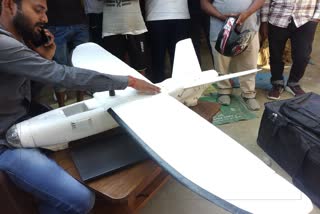 Drone downed at Lakhimpur