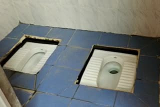 Two basins in one toilet room in Basti UP