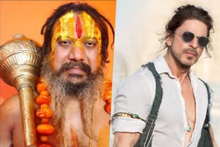 Ayodhya seer Paramhans Acharya threat on Pathaan  Paramhans Acharya threat on Pathaan  Paramhans Acharya threat on Shah Rukh Khan  Paramhans Acharya threat  Shah Rukh Khan  Paramhans Acharya  ഷാരൂഖ് ഖാന്‍  പരംഹംസ് ആചാര്യയുടെ വിവാദ പരാമര്‍ശം  പരംഹംസ് ആചാര്യ  Paramhans Acharya said to burn SRK alive  പഠാന്‍  Pathaan