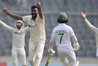 Unadkat gets Mushfiqur as Bangladesh reach 184/5 at tea