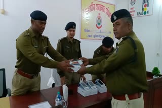 Durg traffic police got e challan device