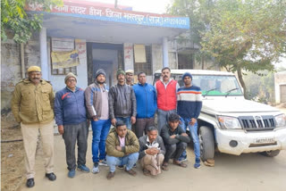 3 absconding vehicle thieves arrested who shot man during theft in Bharatpur