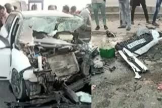 car and truck collided in Ajmer, 4 died in road accident in Ajmer