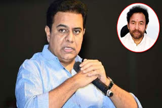 KTR fires on kishan reddy