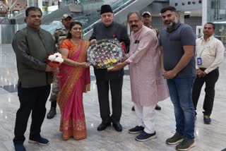 Farooq Abdullah in Raipur