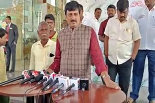 MLA CP Yogeshwar spoke to the media.