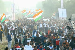 Rahul Gandhis Bharat Jodo Yatra in Delhi