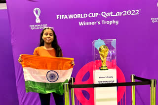 Football Players Shreya Chakraborty FIFA Girl Welcome in Faridabad Faridabad Women Player