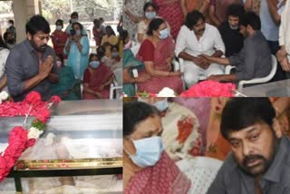 Chiranjeevi and pawan kalyan pay tribute to Kaikala satyanarayana death