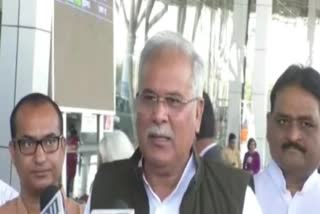 Chief Minister Bhupesh Baghel leaves for Delhi