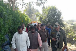 BSF Jawan Last Rites In Chakradharpur
