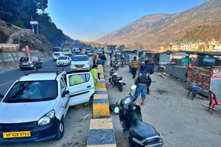 Street vendors occupied parking in Ramshila.