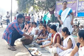 Unique protest of Compassionate Union in Raipur