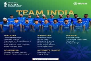 Odisha Hockey WC team announced