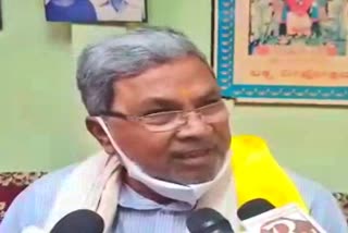 Leader of Opposition Siddaramaiah