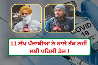 Corona Alert In Punjab, first dose in punjab,Covid vaccination in Punjab