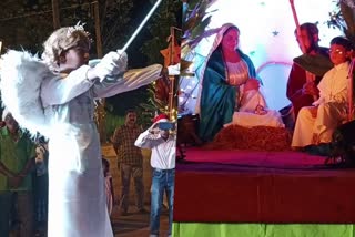 Carole performing after thirty three year  Carole  christmas Carole  kollam Carole  yuva shakthi  latest news in kollam  latest news today  മുടങ്ങി കിടന്നിരുന്ന കരോള്‍  കരോള്‍  ലഹരിവിരുദ്ധ സന്ദേശവും  സമകാലിക പ്രസക്തിയുള്ള ആശയങ്ങള്‍  പട്ടത്താനം ഭാരത രാഞ്ജി പള്ളി  യുവ ശക്തി  കൊല്ലം ഏറ്റവും പുതിയ വാര്‍ത്ത  ഇന്നത്തെ പ്രധാന വാര്‍ത്ത