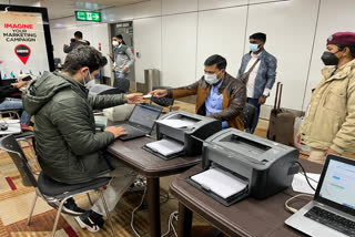 Random testing of international arriving passengers begins at Delhi airport
