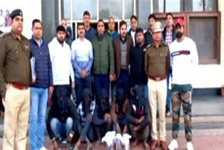 Robbery gang caught in Sonipat Loot in Sonipat Gang caught in Sonipat