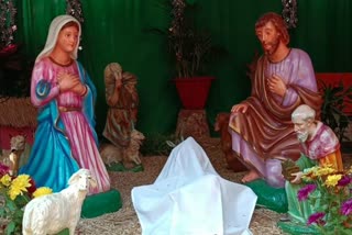 Rourkela Hamirpur Church preparation of  Christmas