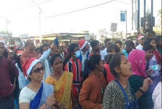 Christmas rally in Surajpur