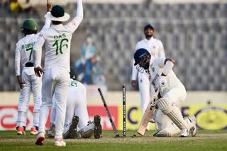 ഇന്ത്യ vs ബംഗ്ലാദേശ്  ബംഗ്ലാദേശ്  ഇന്ത്യ  INDIA VS BNGLADESH  India vs Bangladesh second test  ഇന്ത്യ ബംഗ്ലാദേശ് രണ്ടാം ടെസ്റ്റ്  അക്‌സർ പട്ടേൽ  കെഎൽ രാഹുൽ  മിർപൂർ ടെസ്റ്റ് ആവേശകരമായ അന്ത്യത്തിലേക്ക്  INDIA VS BNGLADESH SECOND TEST SCORE UPDATE  വിരാട് കോലി