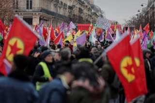 Kurds, anti-racism groups gather after deadly Paris shooting