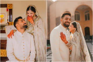 Pakistan Pacer Haris Rauf Wedding Video  haris rauf marriage pics  Haris Rauf  Haris Rauf gets hitched with Muzna Masood Malik  Muzna Masood Malik  Haris Rauf wife Muzna Masood Malik  ഹാരിസ് റൗഫ്  ഹാരിസ് റൗഫ് വിവാഹിതനായി  മുസ്‌ന മസൂദ് മാലിക്  ഹാരിസ് റൗഫ് വിവാഹ വീഡിയോ