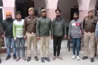 vehicle thief gang busted in Greater Noida