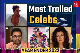 Etv BharatYear Ender 2022 Most Trolled Celebs