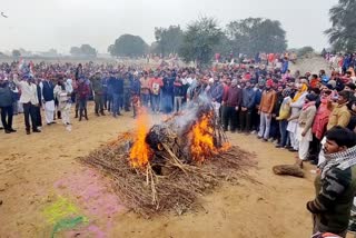 martyr vikas funeral in fatehabad